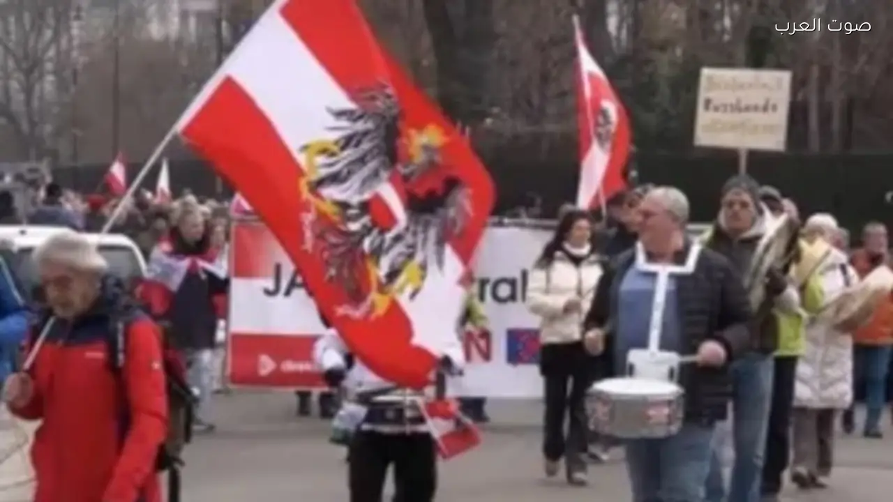 مظاهرة في النمسا ضد تقارب الحكومة مع حلف “الناتو”