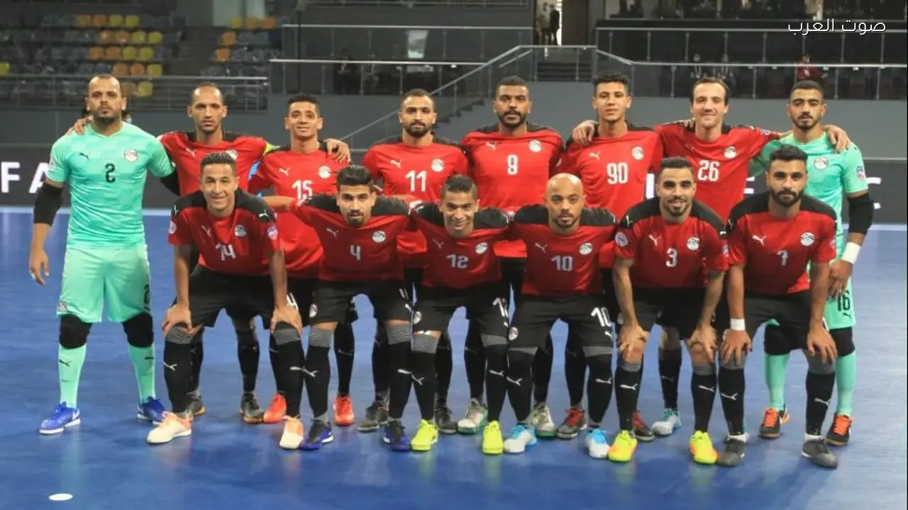 معسكر منتخب الصالات الوطني في إستاد القاهرة