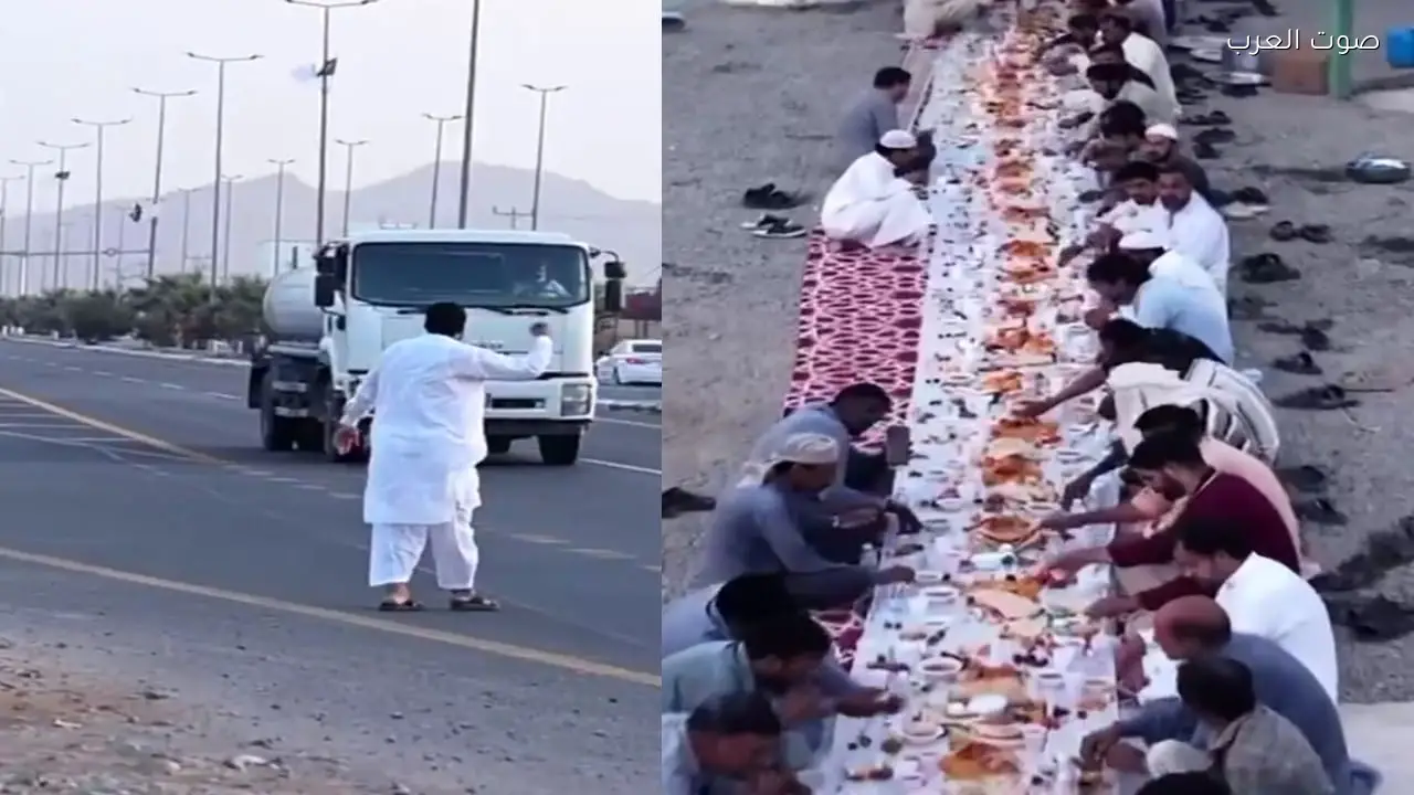 مقيم باكستاني يدعو العابرين للإفطار في رمضان بالعرضيات عبر فيديو