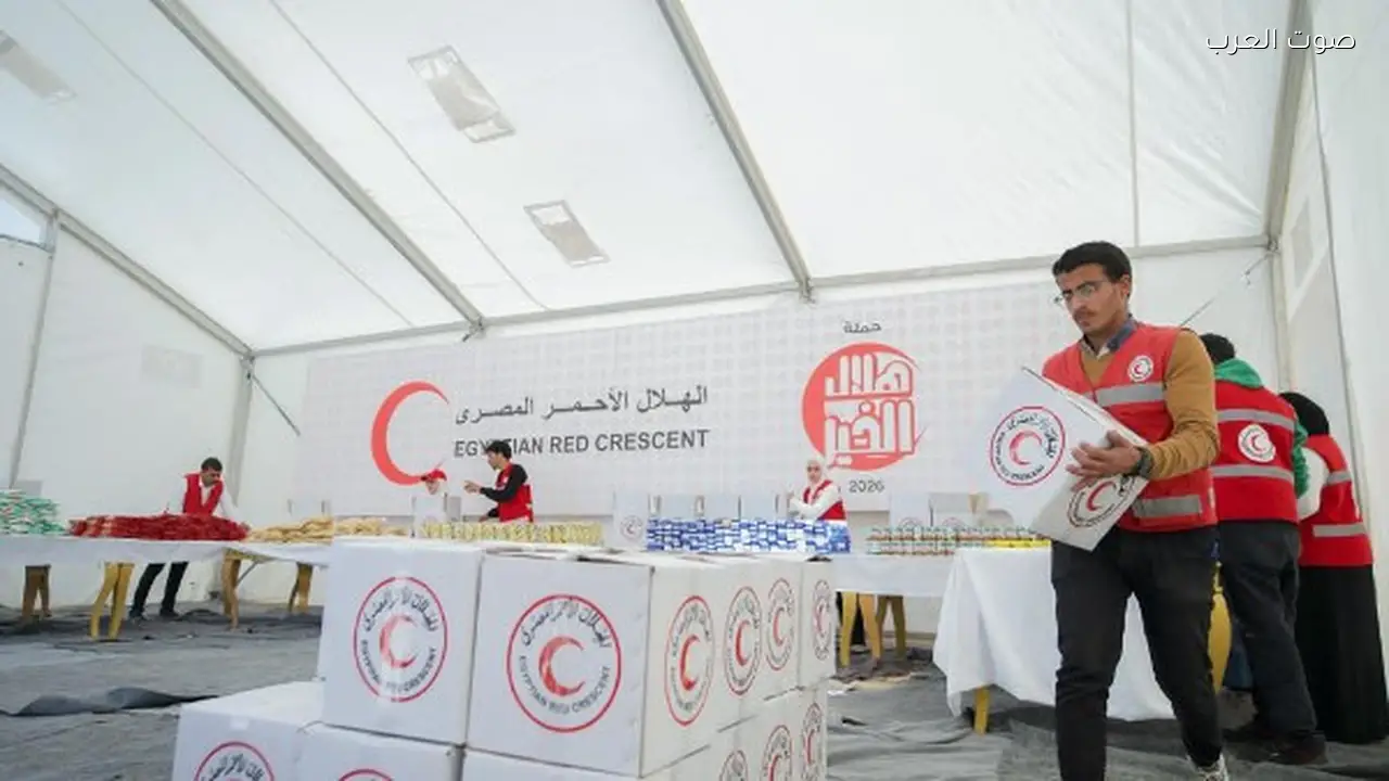 مليون وجبة للفلسطينيين في غزة من المطبخ الإنساني بالشيخ زويد