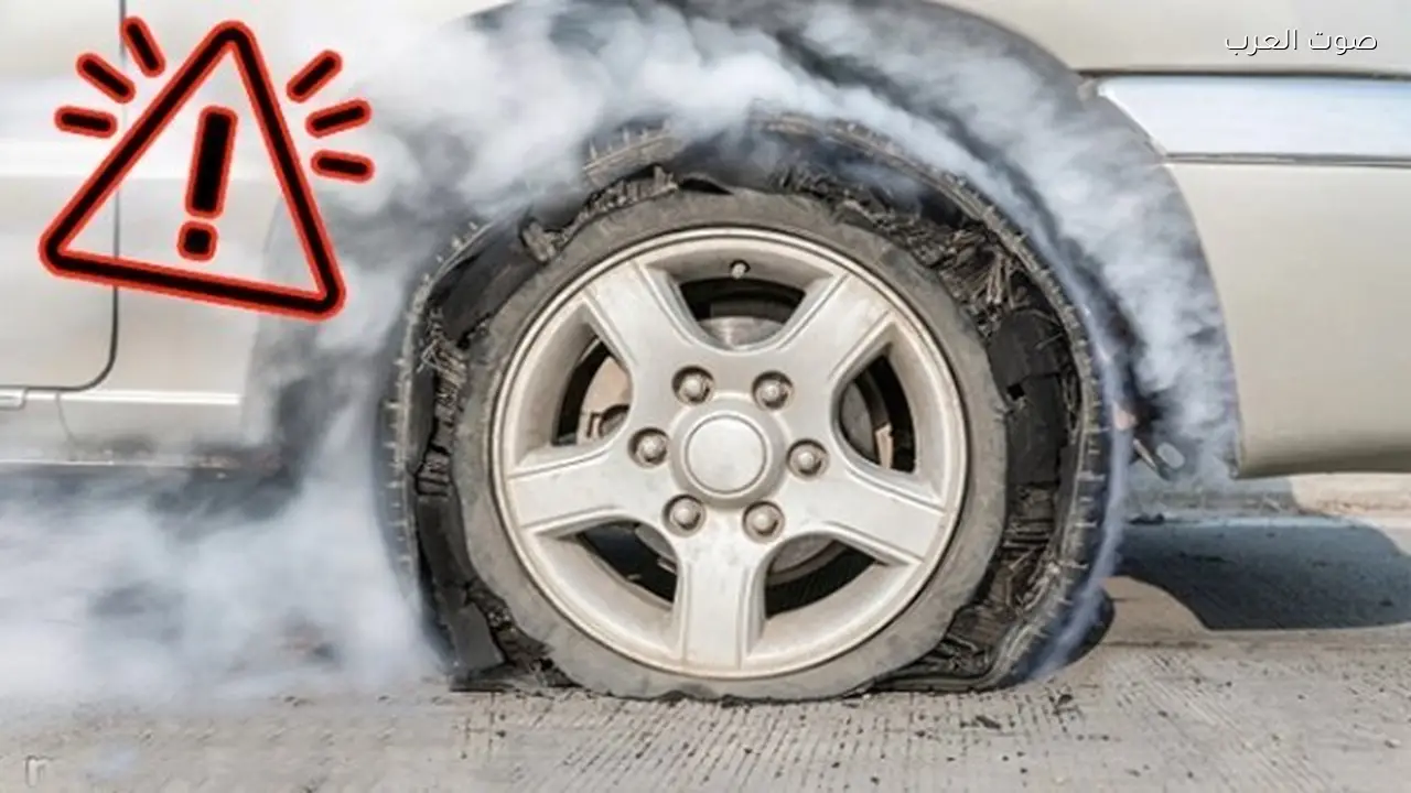 نصائح هامة للتعامل مع انفجار إطار السيارة أثناء القيادة