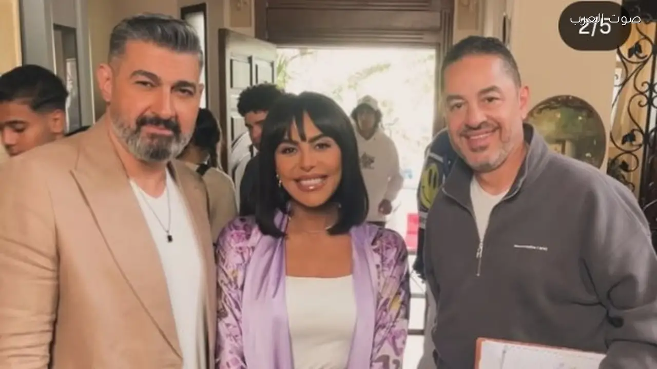 هاجر الشربوني وياسر جلال خلف كواليس “كلهم بيحبوا مودي”