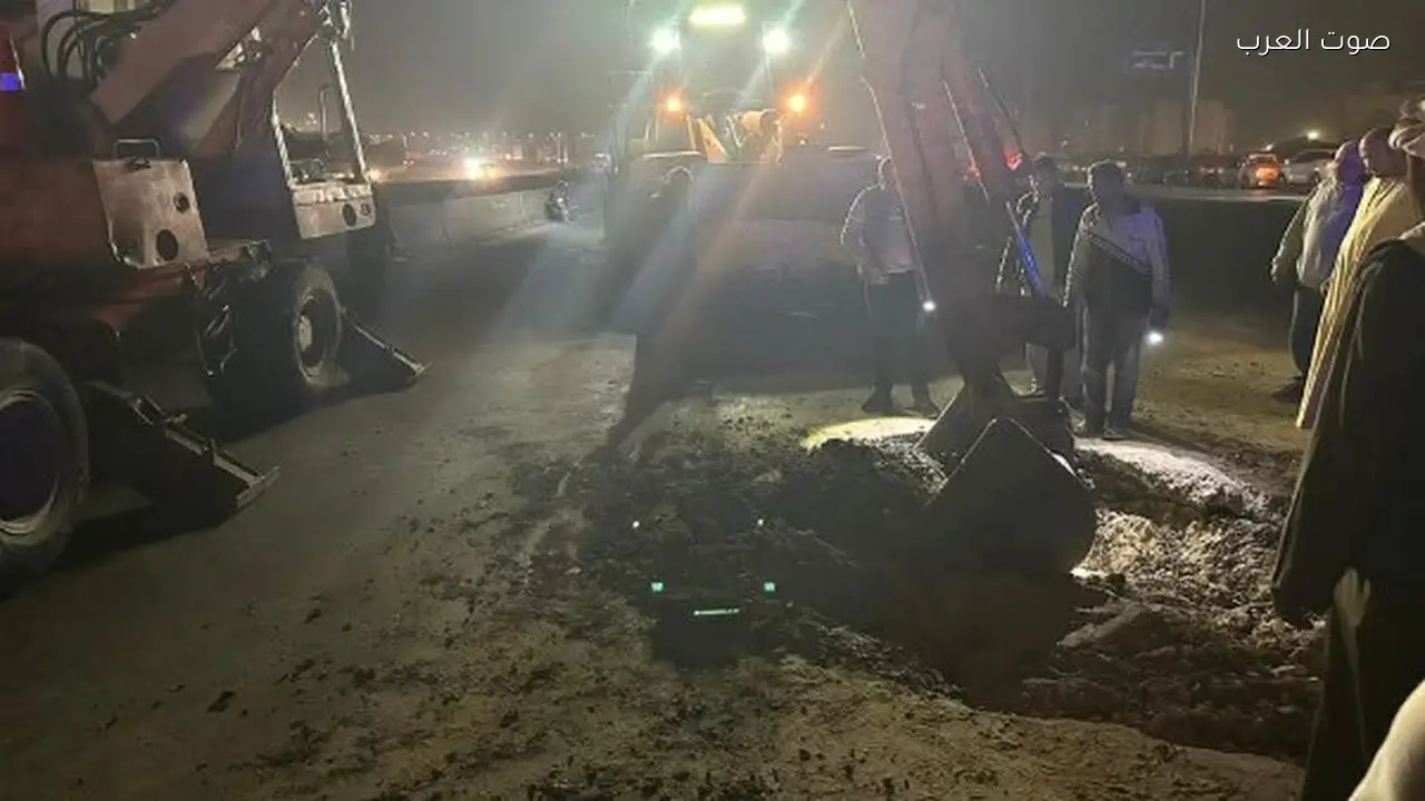 هبوط أرضي جديد في الواحات وتحرك الجهات المختصة