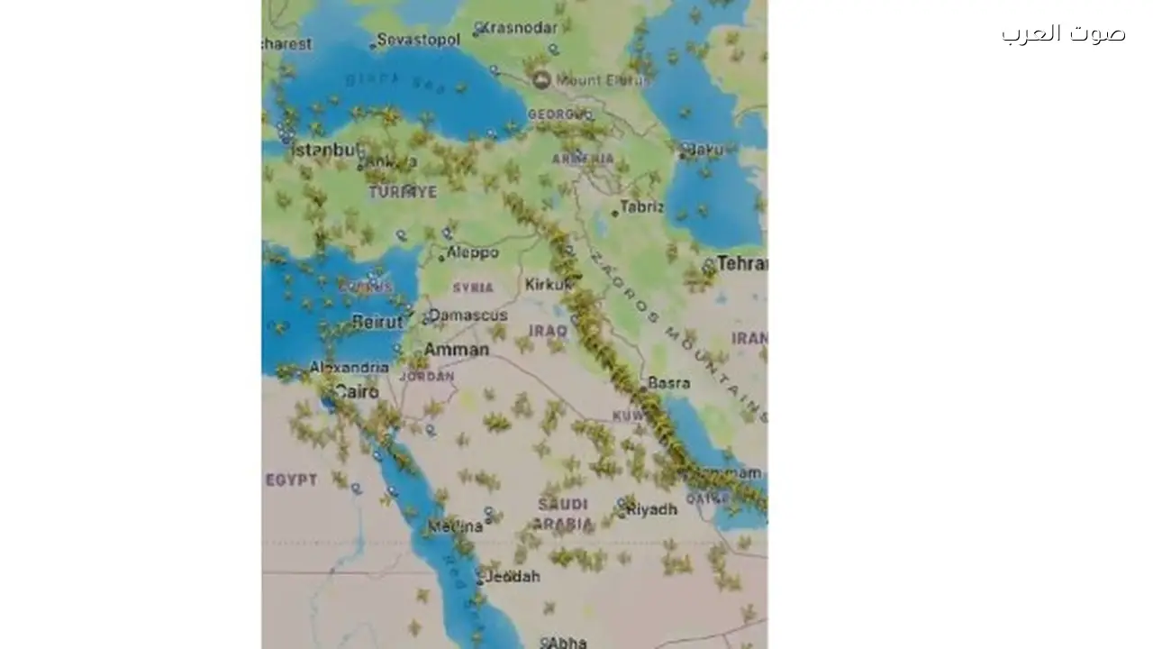 هروب جماعي للطائرات إلى الأجواء المصرية بسبب القصف