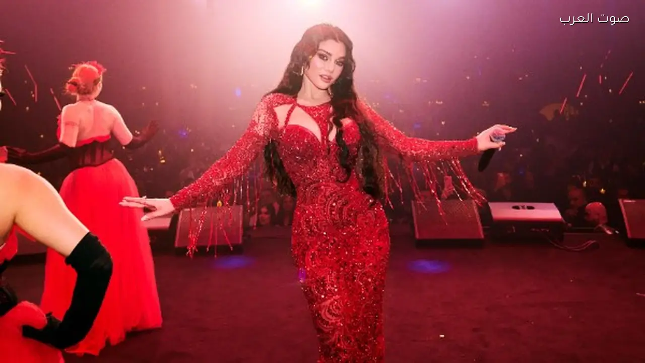هيفاء وهبي تتألق في حفل عيد الحب ببيروت