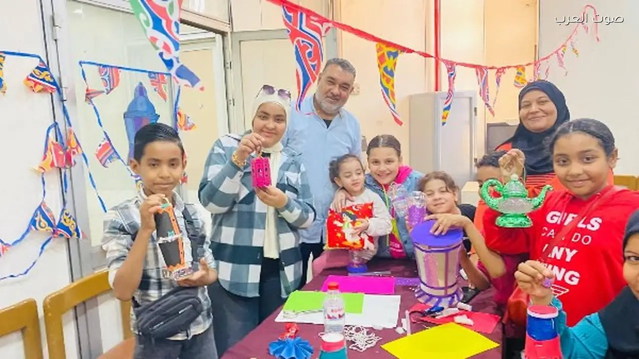 ورشة فنية لصنع فانوس رمضان في متحف التحنيط