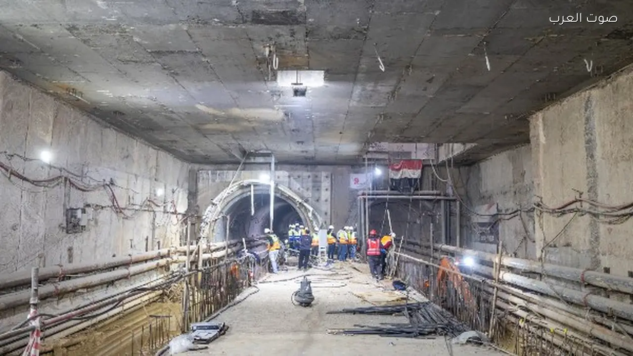 وزارة النقل تعرض أحدث صور جوية للمرحلة الأولى من الخط الرابع للمترو