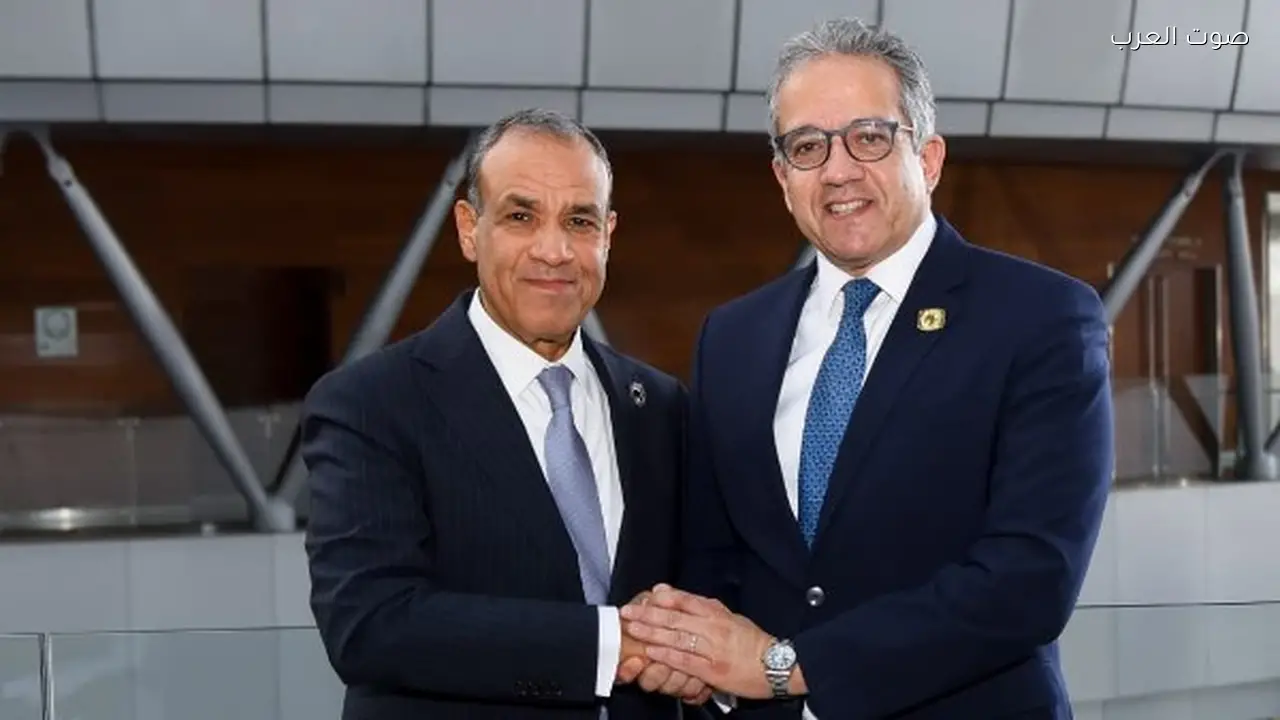 وزير الخارجية يجتمع مع مدير منظمة اليونسكو الدكتور خالد العناني