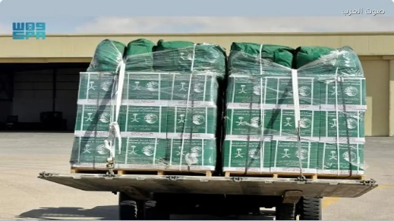 وصول الطائرة الـ81 من السعودية لمساعدة الفلسطينيين في غزة