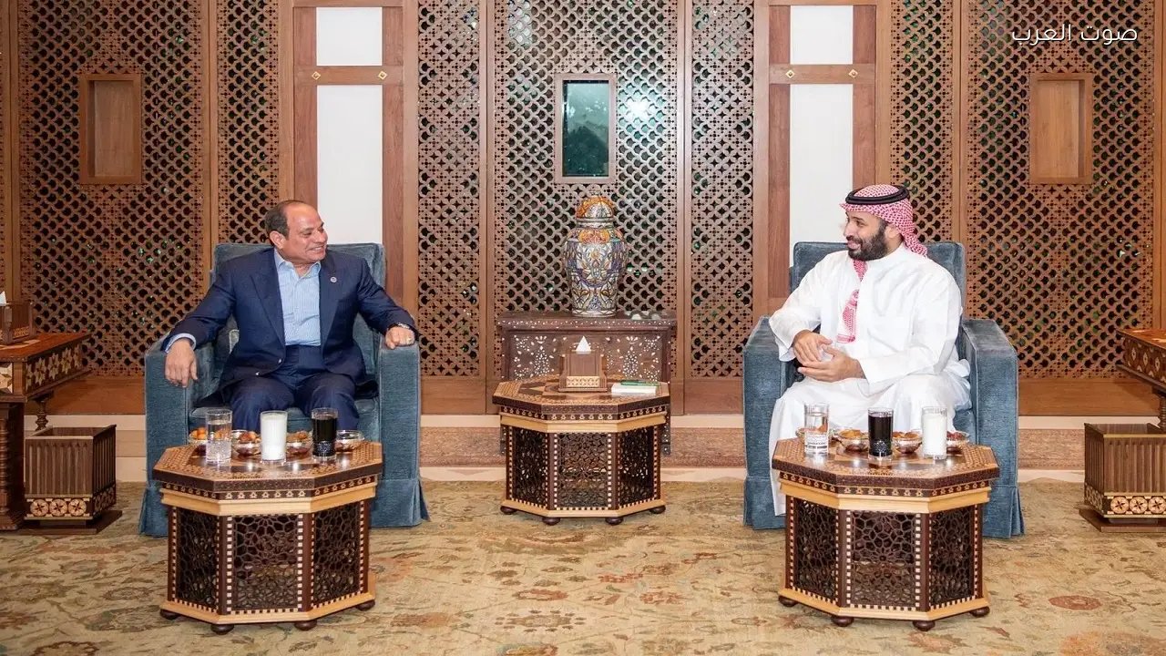 ولي العهد والرئيس السيسي يناقشان تعزيز العلاقات الثنائية بين السعودية ومصر