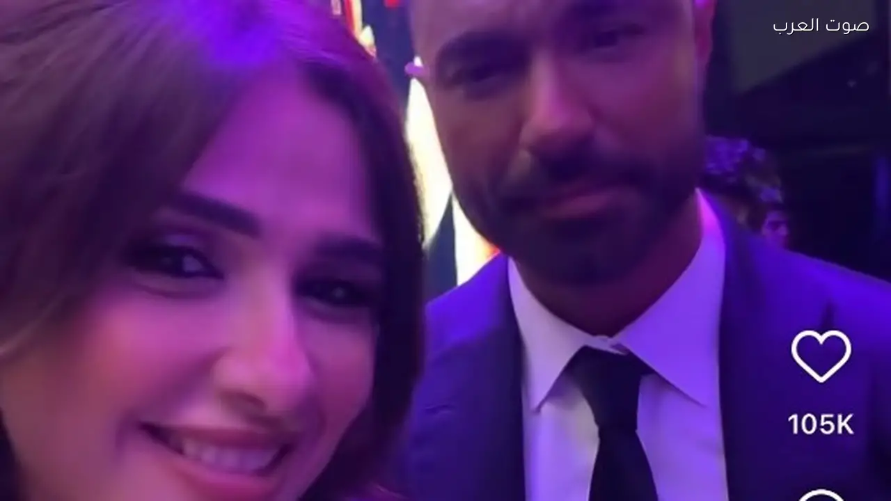 ياسمين عبد العزيز وكريم فهمي في كواليس “وننسى اللي كان”