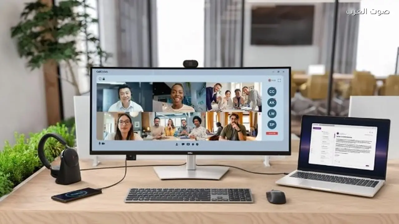 Dell تطلق شاشة Pro P34 مزودة بكاميرا ويب مدمجة