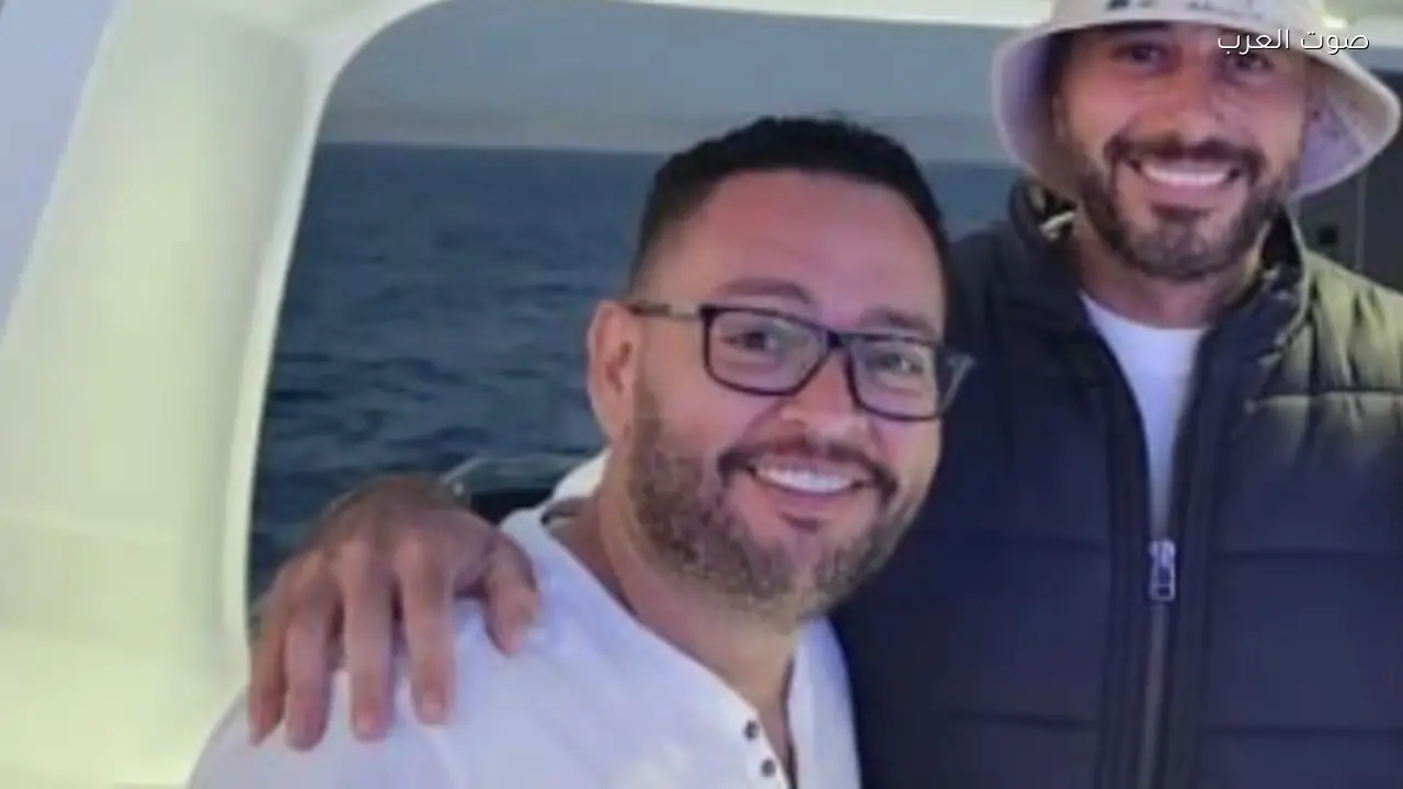 أحمد السعدني يحتفل بعيد ميلاد أحمد رزق