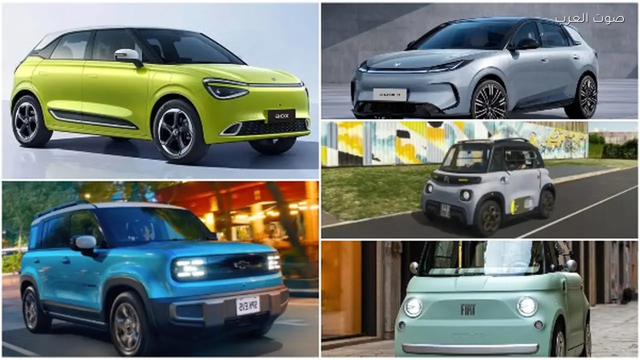 أرخص 5 سيارات كهربائية في مصر لعام 2026