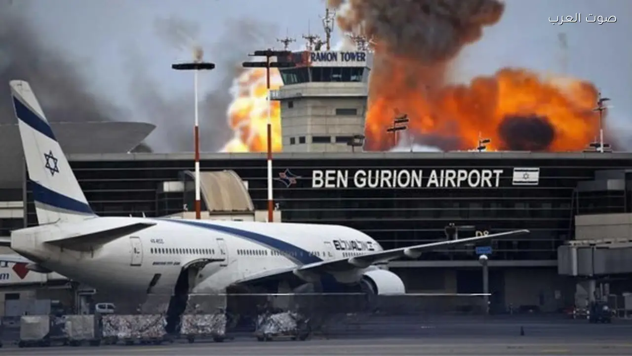 أضرار كبيرة لثلاث طائرات في مطار بن جوريون بسبب قصف إيراني