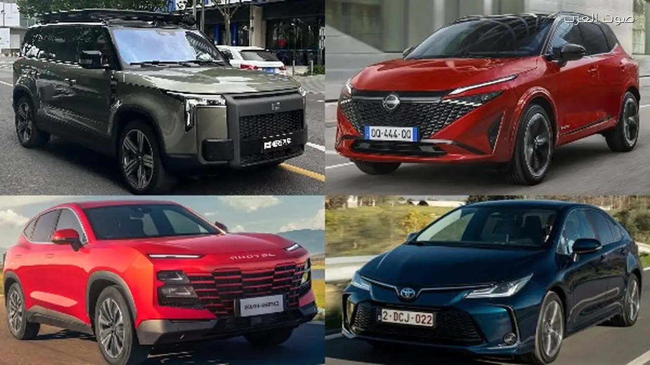 أفضل 5 سيارات موديل 2026 بأسعار صينية ويابانية