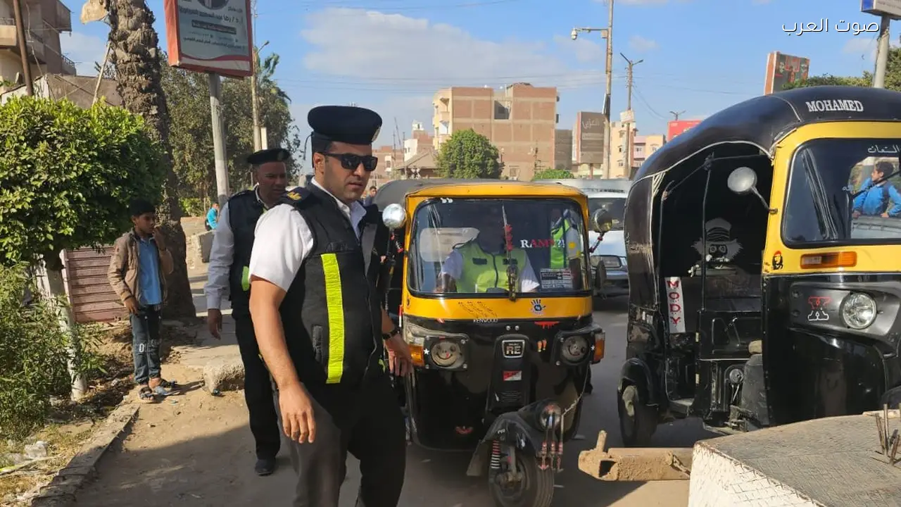 أمن الغربية يسجل 182 مخالفة مرورية لضبط السائقين