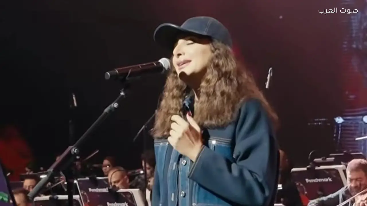 أنغام تستعد لحفل جدة الليلة ببروفات أخيرة