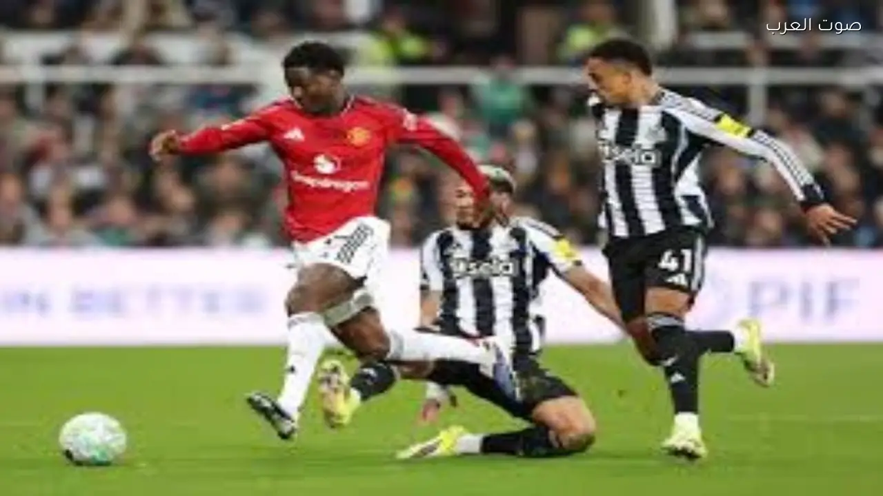 أهداف مباراة مانشستر يونايتد ونيوكاسل في الدوري الإنجليزي الممتاز
