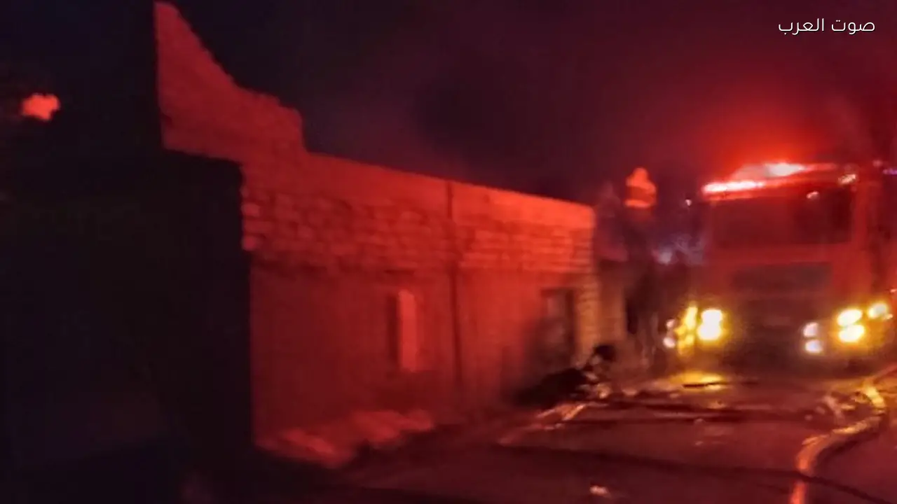 إخماد حريق في مزرعة دواجن بكفر الشيخ