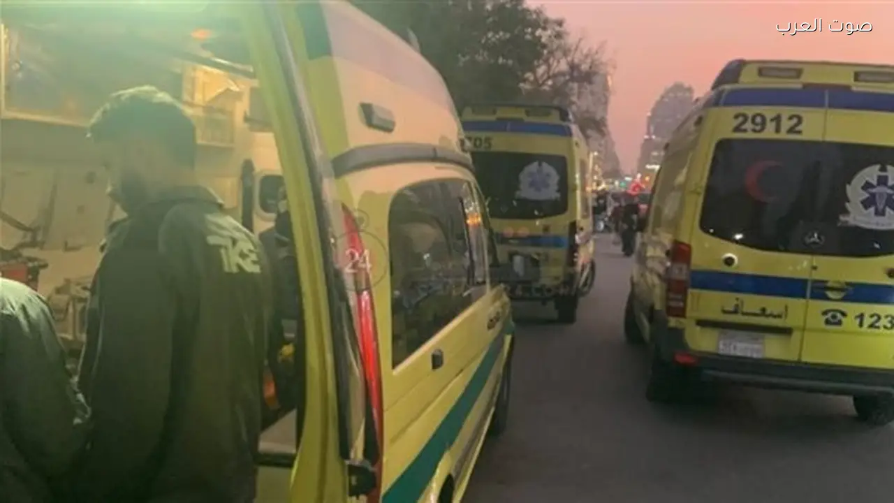 إصابة 8 أشخاص في انقلاب ميكروباص بشبرا بنها الحر