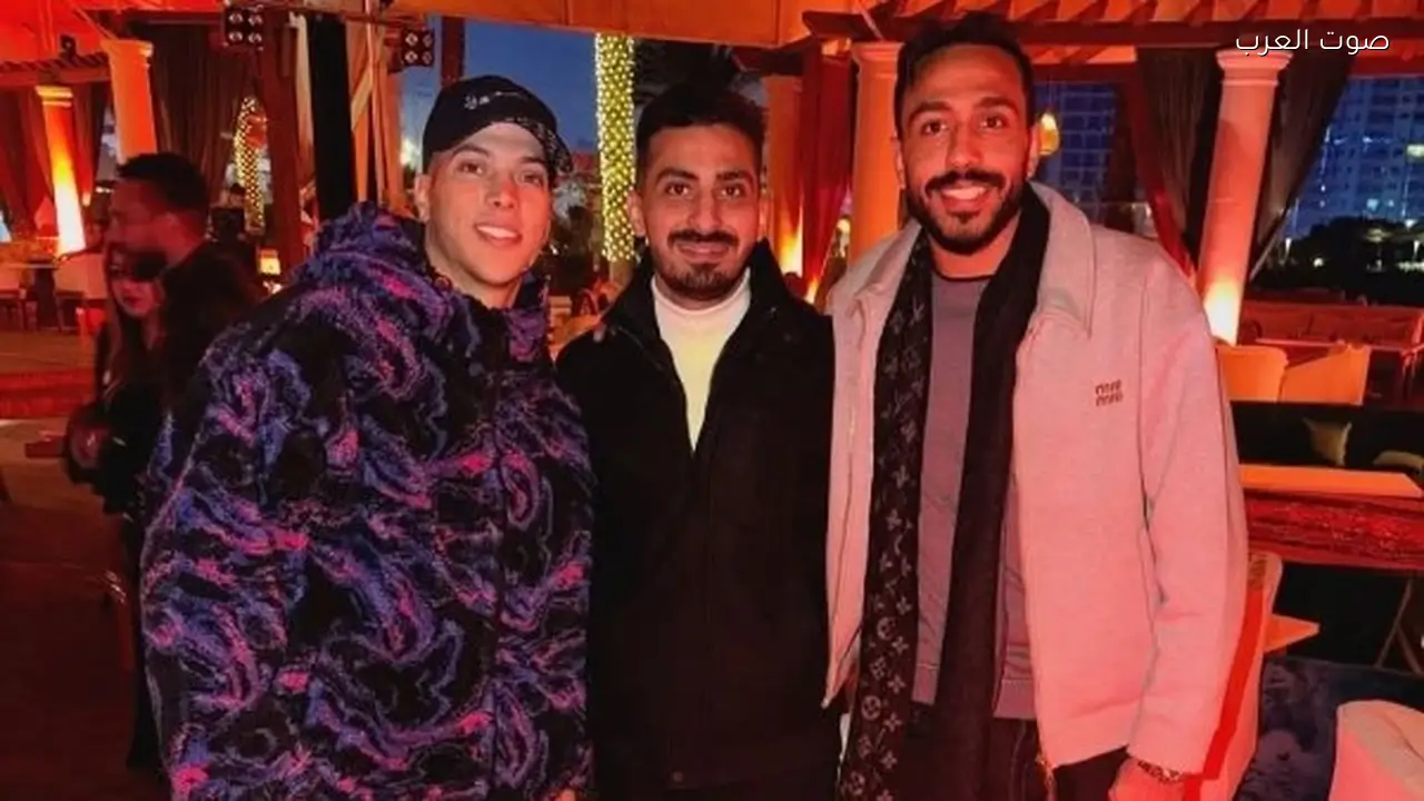 إمام عاشور وكهربا يستمتعان بسحور رمضاني معًا