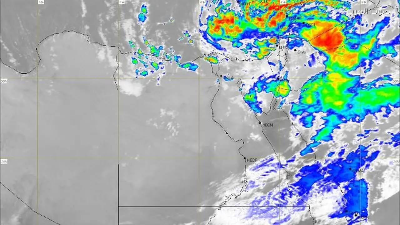 الأرصاد تحذر من رياح قوية وأمطار مستمرة اليوم