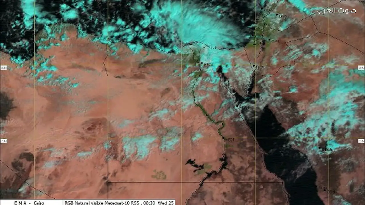 الأرصاد تحذر من عودة الأمطار الرعدية خلال ساعات