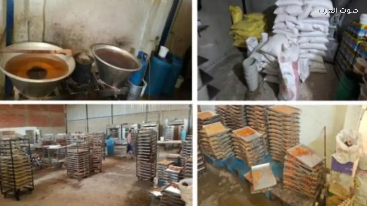 الأمن يداهم مصنع كحك عيد مجهول المصدر في القاهرة
