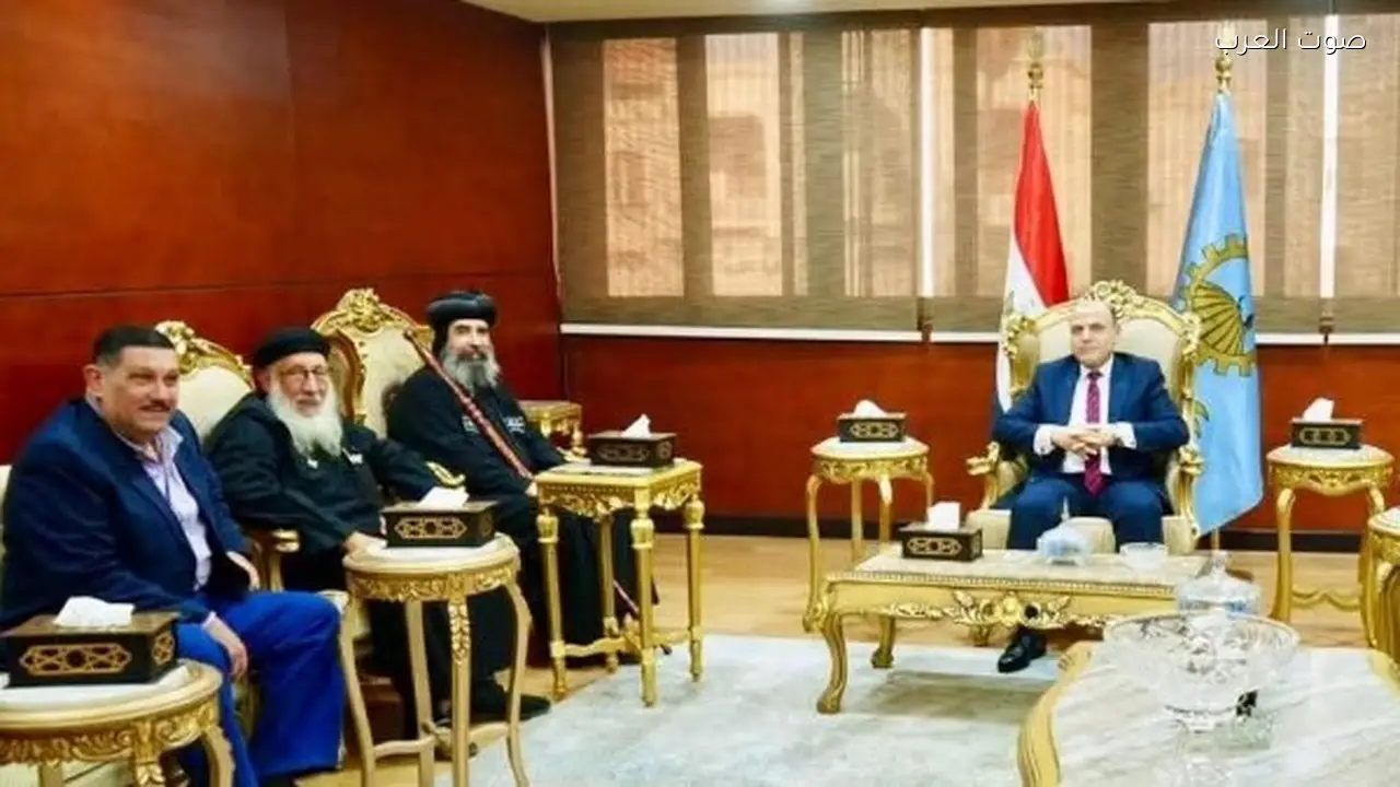 الأنبا أغناطيوس يهنئ محافظ الغربية ومدير الأمن بعيد الأضحى