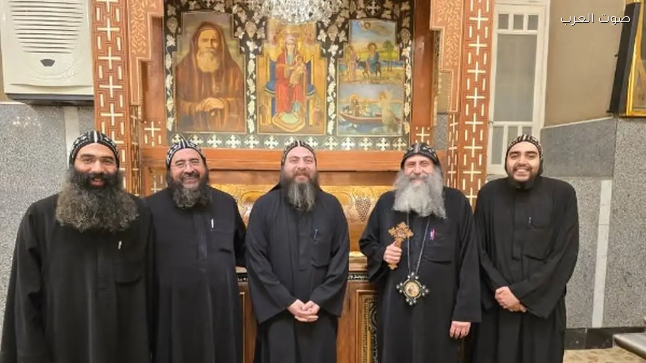 الأنبا جوزيف يزور دير المُحرق لأول مرة