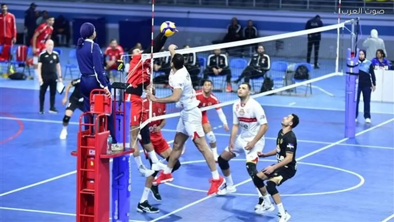 الأهلي والزمالك يتنافسان الليلة على لقب الدوري السوبر للكرة الطائرة رجال