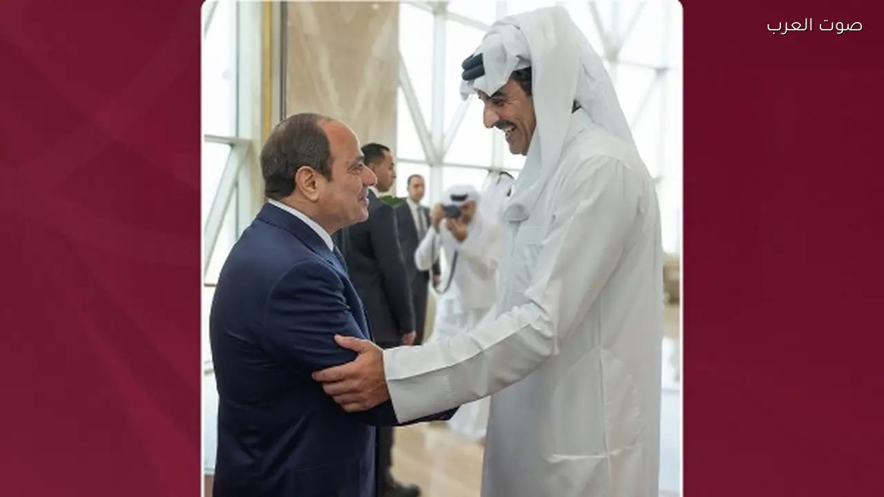 الرئيس السيسي يؤكد تضامن مصر مع قطر ويرفض تصعيد الصراع