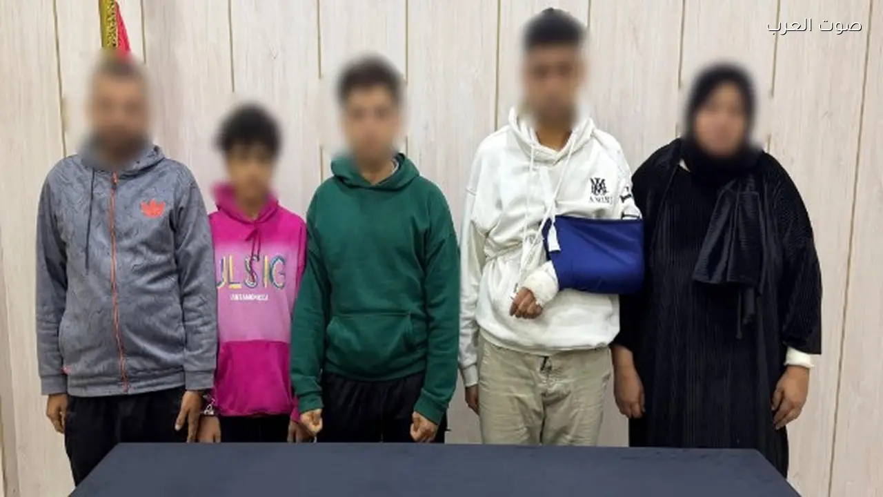 القبض على المتهمين في شجار مع سيدة بالمعصرة