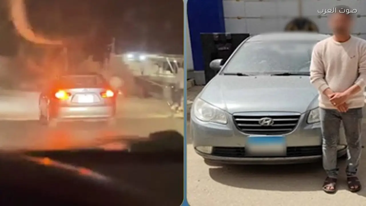القبض على سائق سيارة يهدد حياة المواطنين بالفيوم