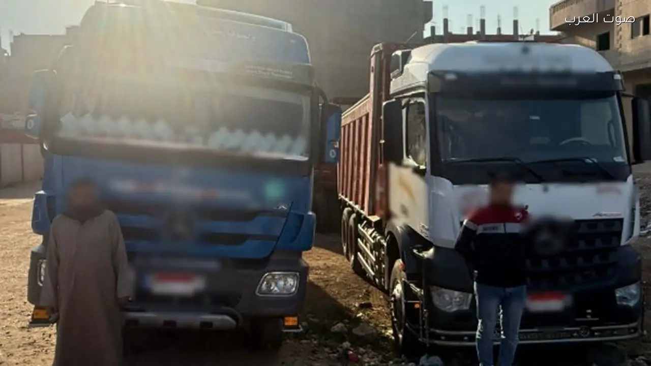 القبض على سائقي سيارتين نقل في مطروح لتعرض حياة المواطنين للخطر