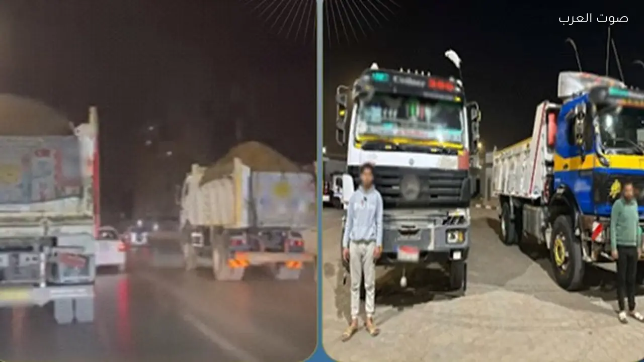 القبض على سائقي نقل في القليوبية بتهمة تعريض حياة المواطنين للخطر