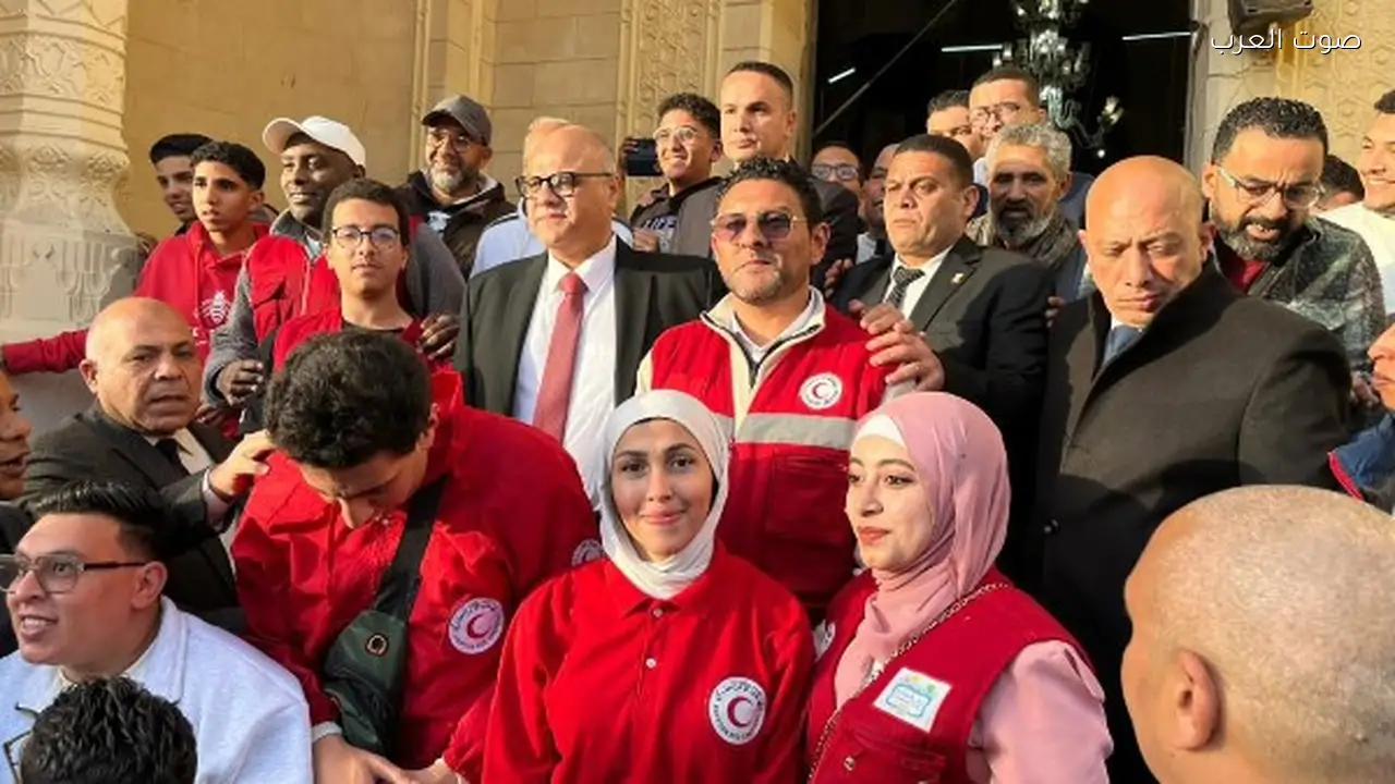 الهلال الأحمر المصري يؤمن احتفالات عيد الفطر في المساجد والحدائق