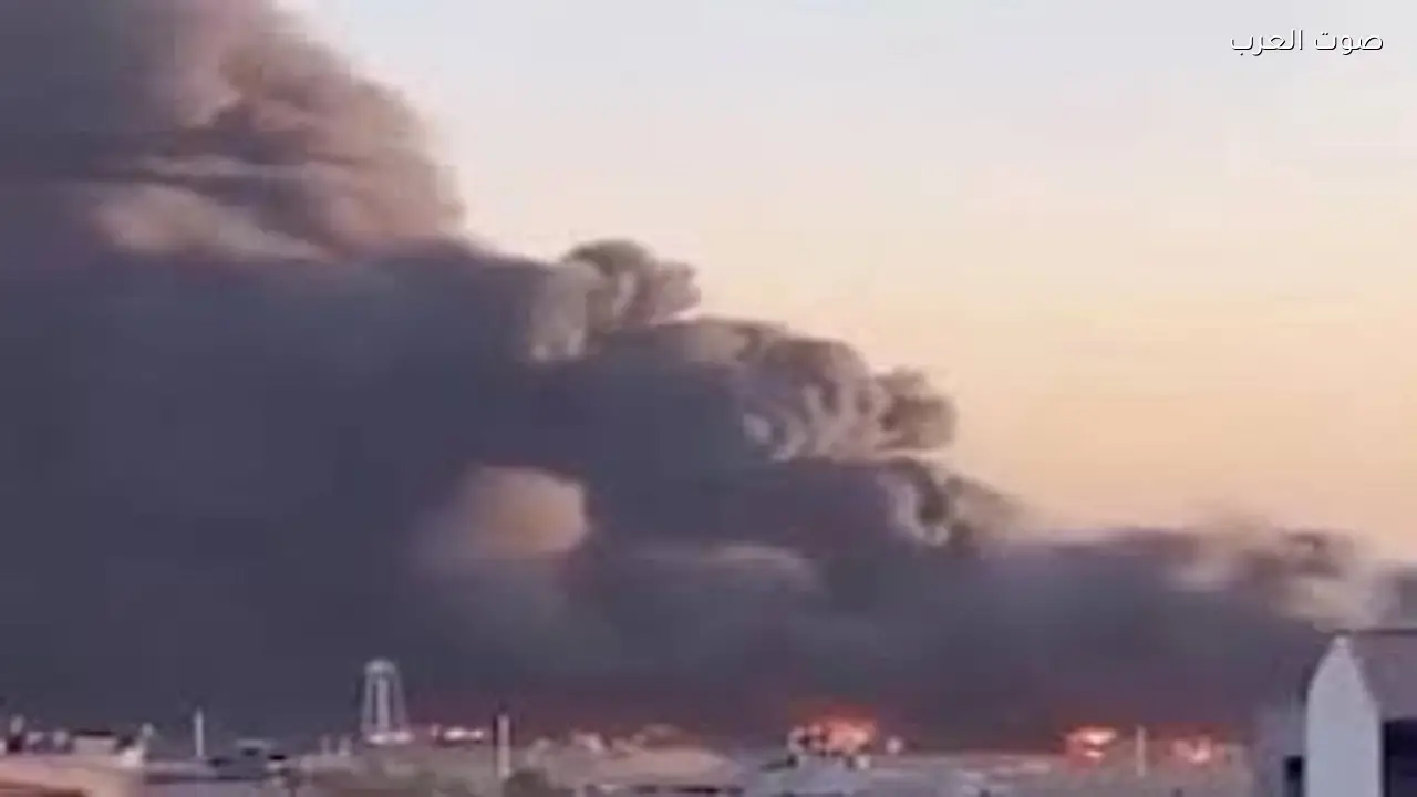 انفجارات تهز منطقة جمران الصاروخية جنوبي إيران