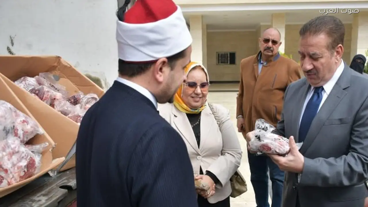 بورسعيد تستلم 2000 كيلو لحوم لتوزيعها على الأسر المحتاجة