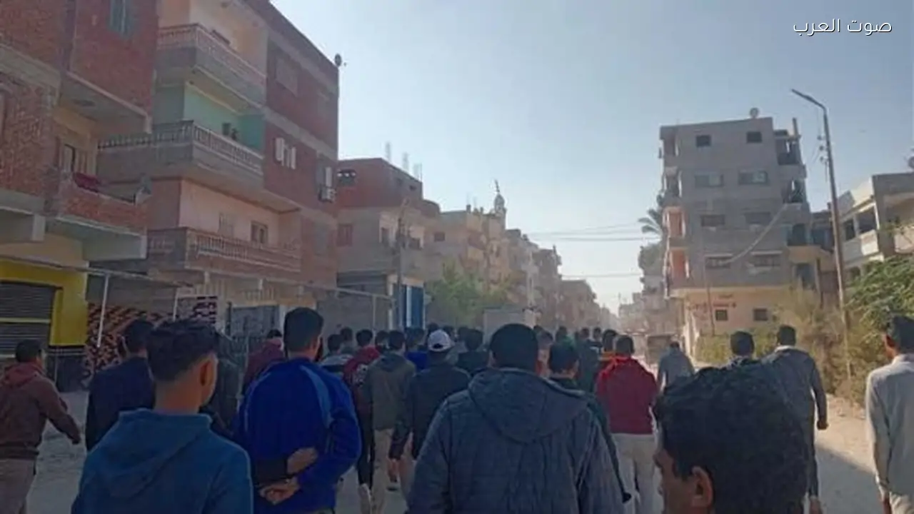 تشييع جثامين الأطفال الثلاثة ضحايا حريق شبين القناطر