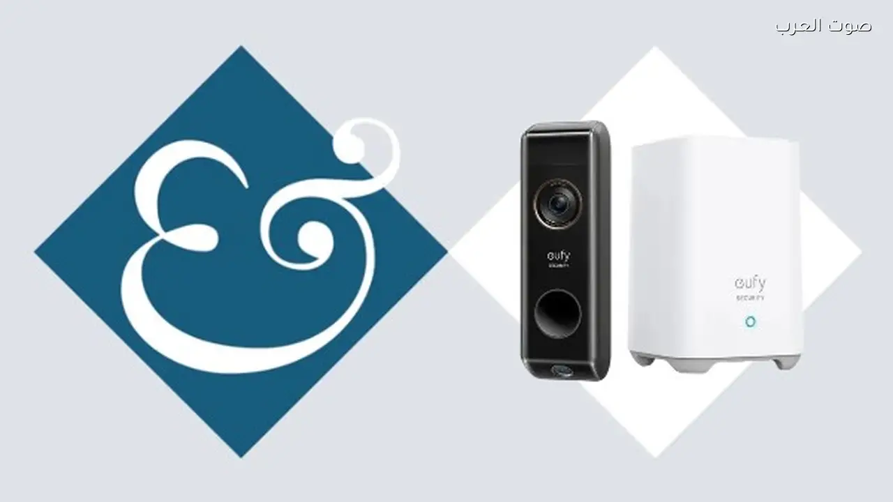 جرس باب ذكي eufy S330 بكاميرتين بدون اشتراك شهري