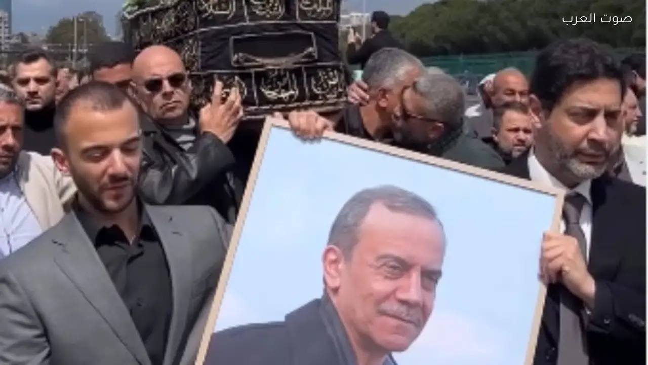 جنازة المطرب اللبناني أحمد قعبور تشهد لحظات حزينة من أسرته