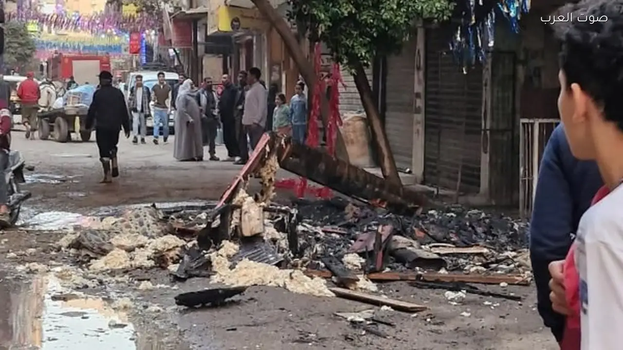 حريق داخل شقة سكنية في شبرا الخيمة يتم السيطرة عليه