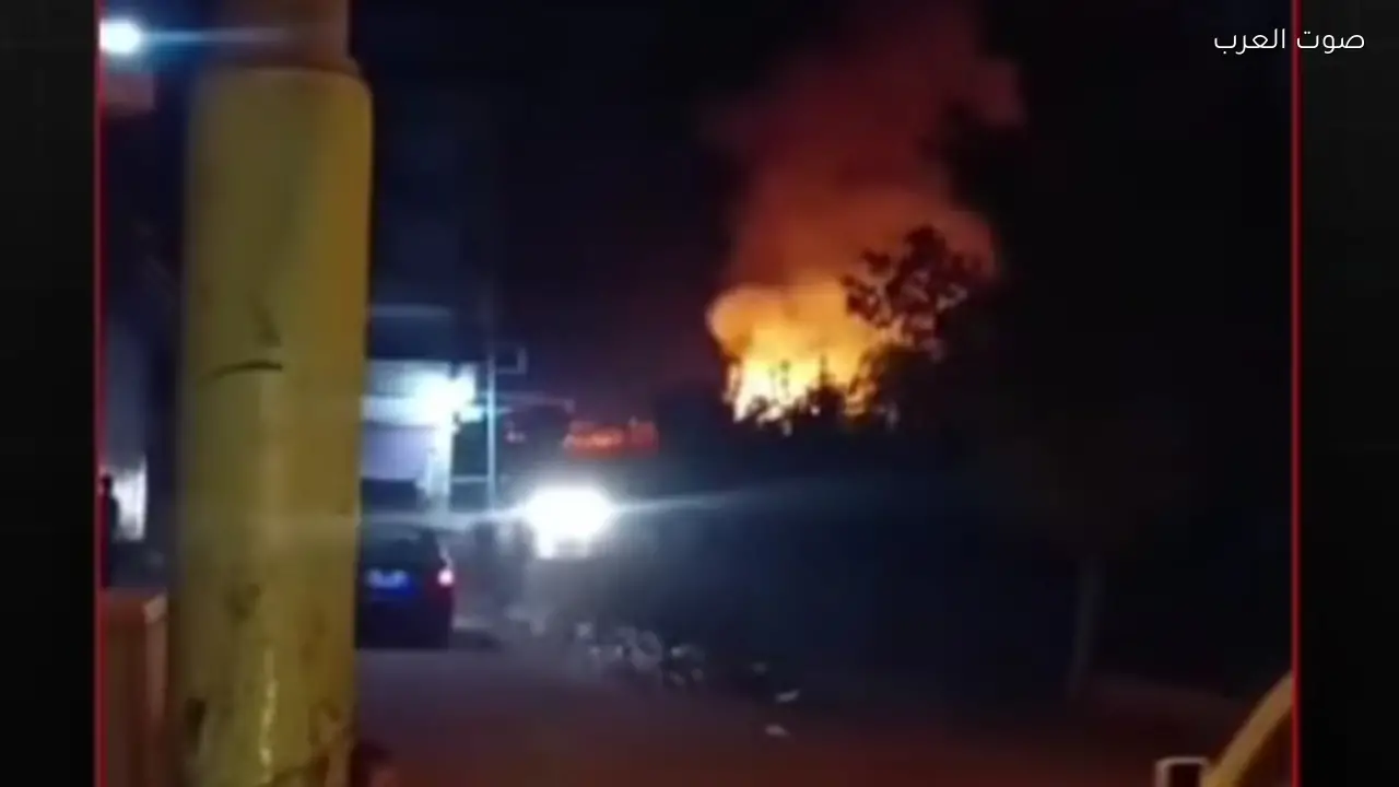 حريق ضخم بمصنع كاوتش في طنطا يتم إخماده دون إصابات