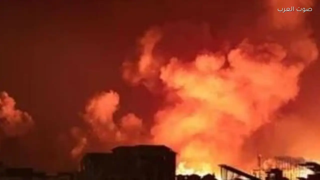 حريق في السفارة الأمريكية بالرياض مع دوي انفجار