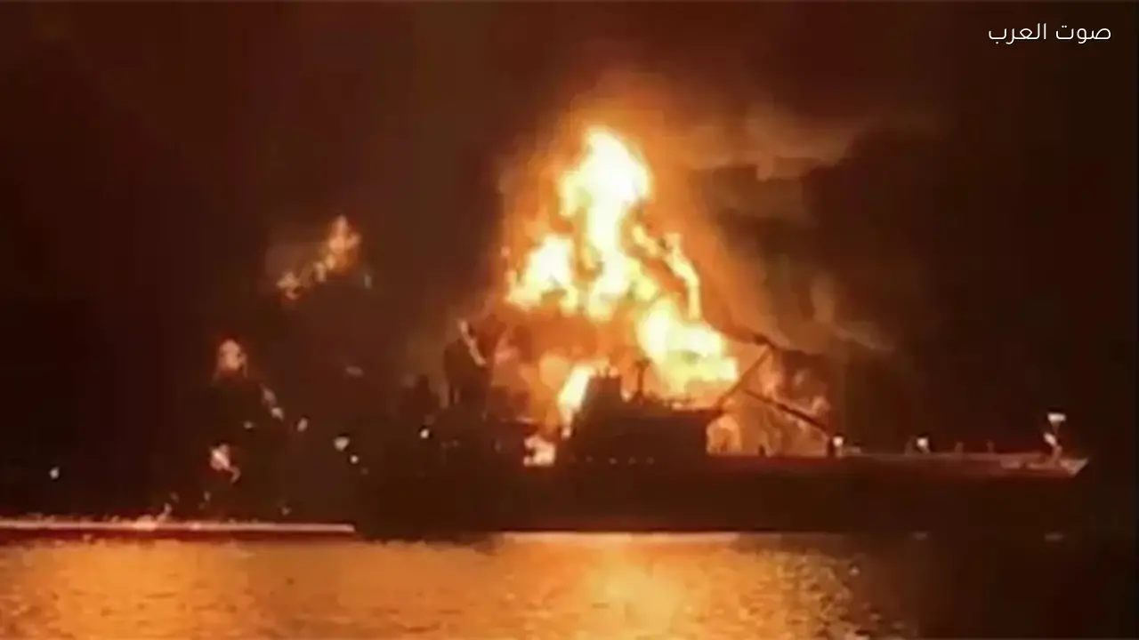 حريق في خزان وقود قرب مطار دبي نتيجة هجوم بطائرة مسيرة