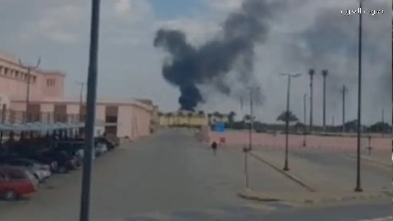 حريق في سوق الجملة بسبب مخلفات خارج السور