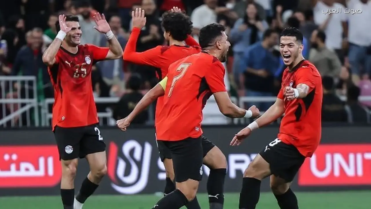 حسام حسن وتريزيجيه في مؤتمر صحفي قبل مواجهة إسبانيا