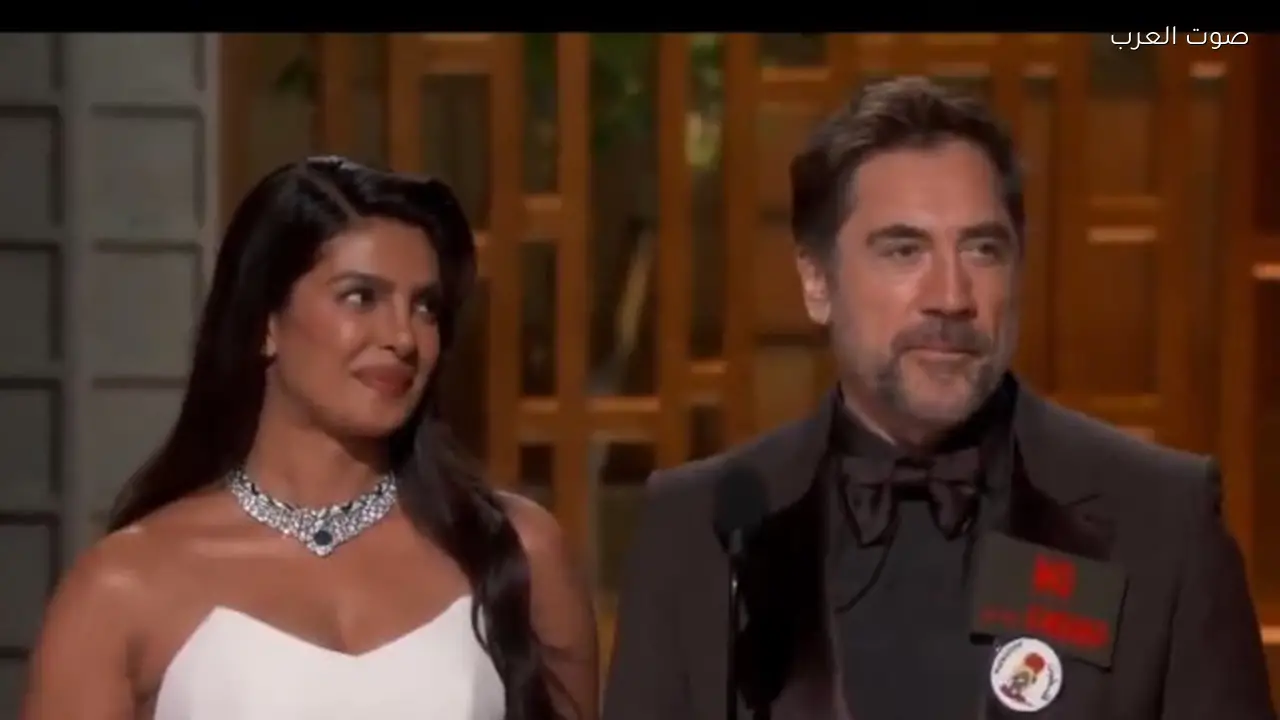 خافيير بارديم يدعم فلسطين خلال تقديم جائزة في حفل الأوسكار